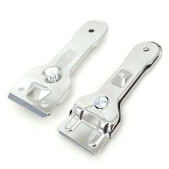Dụng Cụ Vệ Sinh Bếp Từ Thiết Kế An Toàn - Thép Không Gỉ Mạ Crôm, Lưỡi Trượt Dễ Dàng Vệ Sinh Bề Mặt Bếp Điện, Gas