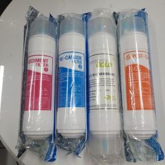 Bộ 4 Lõi Lọc Nước Hàn Quốc 25cm RO Thay Thế Máy Lọc Cuckoo - Chất Lượng Cao, Giúp Khử Tạp Chất và Diệt Khuẩn