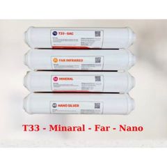Bộ 4 Lõi Lọt Nước Karofi Livotec T33, Khoáng, Hồng Ngoại, Nano Bạc - Lọc Nước Sạch, An Toàn và Ngon Hơn