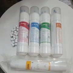 Bộ 5 lõi lọc Hàn Quốc cho máy Newlife P3205, P3206 - sediment - pre carbon - UF - Post carbon - TCR, lõi dài 29cm