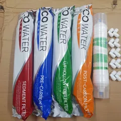 Bộ 5 lõi lọc Hàn Quốc cho máy Newlife P3205, P3206 - sediment - pre carbon - UF - Post carbon - TCR, lõi dài 29cm