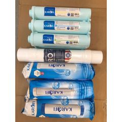 Bộ 10 Lõi Lọc Karofi Chính Hãng Thay Thế Máy Lọc Nước KAD-D52, KAD-X39, KAQ-U95, KAQ-U05, KAQ-P95 - Sạch Khỏe, An Toàn