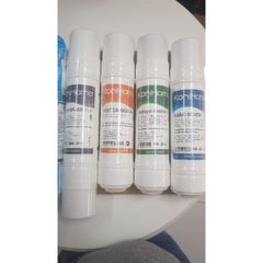 Bộ 7 Lõi Lọc Nước Korihome Dùng Cho Máy WPK-902 - 2 Sediment, 1 Pre Carbon, Màng RO, 1 Post Carbon, 1 Hydrogen, 1 Nano Silver - Lọc Sạch 99,99% Tạp Chất