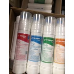 COMBO 4 lõi lọc nước Hàn Quốc 1 đầu (made in Korea) dùng cho máy lọc nước UF: CNC, Newlife, ryo...