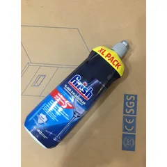 Nước làm bóng chén đĩa Finish chai 800ML - Chất trợ rửa làm bóng cho chén đĩa, sành sứ, thủy tinh, inox, hương thơm tươi mát.