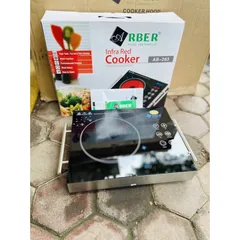Bếp Hồng Ngoại Để Nổi Arber 2200W - Bếp Điện Cảm Ứng, Có Hẹn Giờ và Khóa Trẻ Em, Mặt Kính Ceramic Màu Xanh Lá