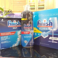 [KM] Sản phẩm FINISH ( Hộp 90 Viên - Muối 2Kg - Nước Bóng 800ML) - Hàng chính hãng