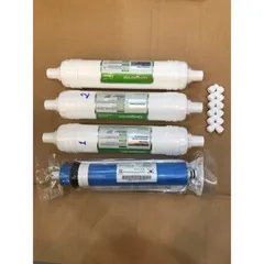 Bộ 4 Lõi Lọc Nước Kangaroo 1234 - Lõi Đúc 123 + Màng RO 1812 - Hàng Chính Hãng, Lọc Nước Sạch Tinh Khiết, Bộ Phụ Kiện Gia Đình