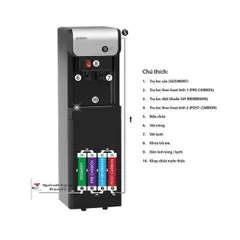 Combo 4 Lõi Lọc Nước Hàn Quốc - Thay Thế Máy Lọc Nóng Lạnh - Đầu U 1 Đầu, Chất Lượng Cao, Dễ Thay Thế