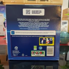 Muối rửa chén bát Finish 2kg, dùng cho các loại máy rửa chén bát Bosch, Hafele, Canzy, Malloca....