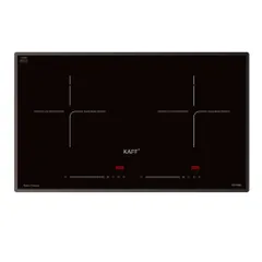 Bếp Điện Từ Đôi KAFF KF-FL68II New Plus - Mặt Kính Schott Ceran, Tiết Kiệm Điện, Điều Khiển Cảm Ứng, Công Suất 3200W