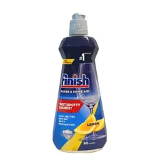 Nước Làm Bóng Chén Đĩa Finish 400ml - Hỗ Trợ Sấy Khô, Sáng Bóng, Dùng Cho Máy Rửa Chén Bosch, Electrolux, Samsung