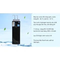 Máy lọc nước Karofi RO nóng lạnh Karofi KAD-D66 11 lõi , hàng chính hãng