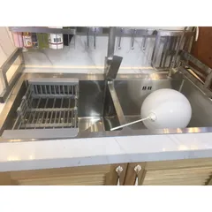 Chậu rửa Inox  8245 đều , Chất liệu inox SUS304 cao cấp.