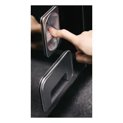 Thùng Gạo Eurogold B302 Màu Đen Có Nút Nhấn - Thùng Chứa Gạo Sang Trọng 15kg, Thiết Kế Âm Tủ Tiện Dụng cho Nhà Bếp