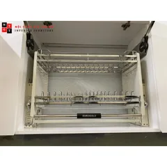 Giá bát di động – Giá bát đĩa nâng hạ Eurogold inox mạ Crom , một vật trang trí giúp nâng tầm không gian của căn bếp