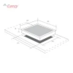 Bếp Từ Đôi Canzy CZ-ML757I - Vitro Ceramic Sang Trọng, Tiết Kiệm Điện - Hàng Chính Hãng Malaysia - Bảo Hành 3 Năm