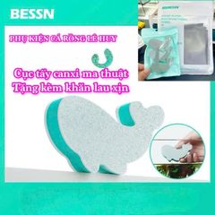 Cục Tẩy Cặn Canxi Hình Cá Heo - Sản Phẩm Vệ Sinh Bể Cá An Toàn, Tiện Lợi, Tẩy Sạch Nhanh Chóng Vết Bẩn Nhờ Hình Dáng Đáng Yêu