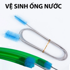 Dây Lò Xo Cọ Rửa Ống In-Out Hồ Cá 160cm - Dụng Cụ Vệ Sinh Bể Cá Hiệu Quả, Giúp Lưu Thông Nước Sạch Ổn Định