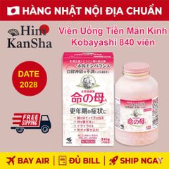 Viên Uống Tiền Mãn Kinh Kobayashi Nhật Bản 840 Viên - Hỗ Trợ Cân Bằng Nội Tiết & Chăm Sóc Sức Khỏe Phụ Nữ 30+