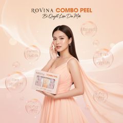 Combo Peel Da Rovina 65ml - Bộ 3 Bước Peel, Phục Hồi & Chống Nắng Giúp Da Khỏe Mạnh & Rạng Rỡ Tự Nhiên