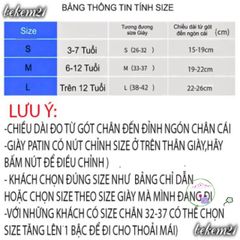 Giày Trượt Patin Phát Sáng Trẻ Em - Batin QF Thế Hệ Mới, Chất Liệu Bền Bỉ, Thời Trang, Tặng 2 Cờ Lê - Giá Rẻ Nhất Thị Trường