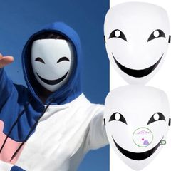 Mặt nạ anime Kagetane Hiruko Burakku Buretto - Mặt nạ toàn mặt độc đáo cho tiệc Halloween và hóa trang thời trang unisex
