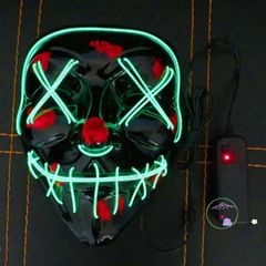 Mặt Nạ LED Phát Sáng Halloween 10 Màu - Hóa Trang Jason & Jabbawockeez, Mặt Nạ Kinh Dị, Cosplay Dành Cho Dịp Lễ Hội