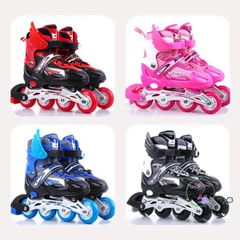 Giày Patin Phát Sáng LongFeng 906 Điều Chỉnh Kích Thước Dễ Dàng Cho Trẻ Em và Người Lớn - Bền Bỉ, Chống Mài Mòn, Thiết Kế Thời Trang