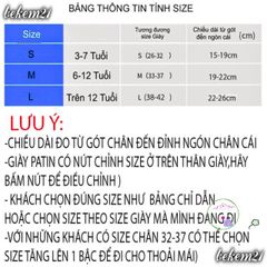Giày Trượt Patin Phát Sáng Cho Trẻ Em - Mẫu Mới Cao Cấp QF, Chất Liệu Bền - Tặng 2 Cờ Lê, An Toàn và Thoải Mái