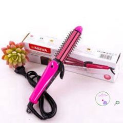 Lược Điện Nova 3 Trong 1 NHC-8890 - Thiết Bị Làm Xoăn, Uốn Phồng và Sấy Cúp Thời Trang Màu Hồng