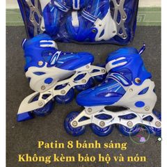 Giày Patin Cao Cấp 8 Bánh LED Cho Người Lớn & Trẻ Nhỏ - Chơi Thể Thao, Khám Phá Sức Khỏe Cùng Gia Đình