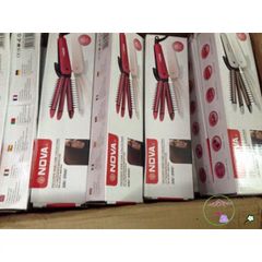Lược Điện Đa Năng NOVA NHC-8890 - 3 Trong 1 Uốn Xoăn, Duỗi Thẳng, Dập Xù An Toàn Cho Tóc - Thiết Kế Nhỏ Gọn, Tiện Lợi