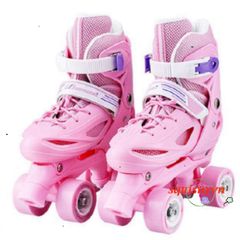 Giày Trượt Patin 4 Bánh Trẻ Em - Size 5-14 Tuổi, Giày Patin Cho Bé Trai Gái, Chắc Chắn, Giá Rẻ, Thể Thao Ngoài Trời