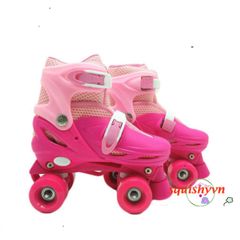 Giày Trượt Patin 4 Bánh Trẻ Em - Size 5-14 Tuổi, Giày Patin Cho Bé Trai Gái, Chắc Chắn, Giá Rẻ, Thể Thao Ngoài Trời