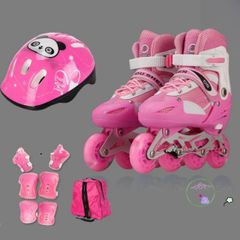 Giày Patin Thể Thao Đa Năng Có Thể Điều Chỉnh Size cho Trẻ Em và Người Lớn - Tặng Kèm Cánh Bảo Vệ An Toàn