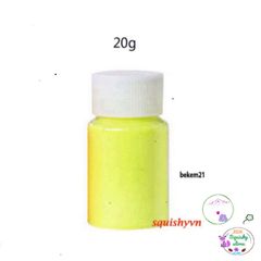 Hũ Bột Dạ Quang Nhuộm Resin Phát Sáng - Trang Sức Quý Với 12 Màu Độc Đáo, Tạo Hiệu Ứng Lung Linh Trong Bóng Tối