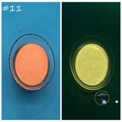 Bột Dạ Quang Phát Sáng Trang Trí 20 Gram Màu Cam - Chống Vàng Nhựa, Không Tan Trong Nước, Dùng Cho Sơn Và Trang Trí Thủ Công