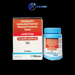(Hàng công ty) Acript viên uống hỗ trợ ức chế HIV 30 viên 50/ 300/ 300 mg Chính hãng