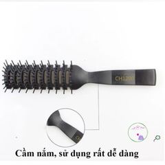 Lược Bán Nguyệt Tạo Kiểu Uốn Tóc Sấy Phồng BOMME - Dụng Cụ Chăm Sóc Tóc Nam Chuyên Dụng Tạo Phồng Đẹp Mê Ly