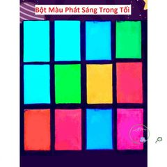 Bột Dạ Quang Phát Sáng Trong Bóng Tối 10g - Trang Trí Nội Thất, Mỹ Thuật và Sự Kiện Phát Sáng Nổi Bật