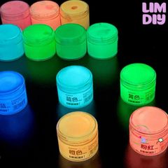Sơn Dạ Quang Acrylic 20ml - Sơn Phát Sáng Trong Bóng Tối, Vẽ Nhiều Chất Liệu, Dụng Cụ Nghệ Thuật LIM DIY