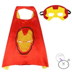 Áo Choàng Hóa Trang Marvel Cho Bé - Spider-Man & Elsa Kèm Mặt Nạ, Phù Hợp Halloween, Chất Cotton An Toàn, Độ Tuổi 2-8