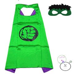 Áo Choàng Hóa Trang Marvel Cho Bé - Spider-Man & Elsa Kèm Mặt Nạ, Phù Hợp Halloween, Chất Cotton An Toàn, Độ Tuổi 2-8