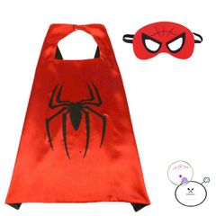 Áo Choàng Hóa Trang Marvel Cho Bé - Spider-Man & Elsa Kèm Mặt Nạ, Phù Hợp Halloween, Chất Cotton An Toàn, Độ Tuổi 2-8