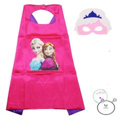 Áo Choàng Hóa Trang Marvel Cho Bé - Spider-Man & Elsa Kèm Mặt Nạ, Phù Hợp Halloween, Chất Cotton An Toàn, Độ Tuổi 2-8