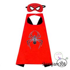 Cáo Mặt Nạ Vải Siêu Anh Hùng - Trang Phục Cosplay Nhân Vật Người Nhện Chất Liệu Cao Cấp Cho Bé, Ấn Tượng Halloween 2023