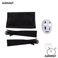 Bộ Hóa Trang Halloween Vô Diện - Mặt Nạ, Áo Choàng & Găng Tay Độc Đáo, Kích Cỡ Linh Hoạt Cho Tiệc Hóa Trang Ấn Tượng