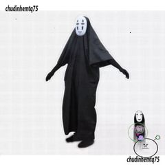 Bộ Hóa Trang Halloween Vô Diện - Mặt Nạ, Áo Choàng & Găng Tay Độc Đáo, Kích Cỡ Linh Hoạt Cho Tiệc Hóa Trang Ấn Tượng