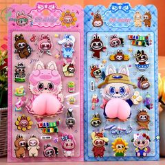 Miếng Dán Hoạt Hình Kawaii 3D Ngộ Nghĩnh - Trang Trí Điện Thoại Vui Vẻ Cho Trẻ Em, Quà Tặng Độc Đáo và Sáng Tạo